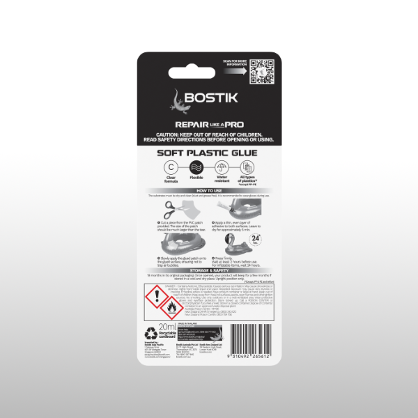 Bostik DIY Singapore Soft Plastic Glue Image 2 600x600px