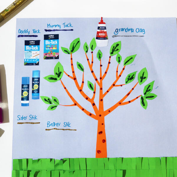 Bostik DIY Hong Kong Mandarin Chinese tutorial Family tree step 4