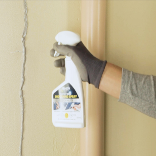 DIY Bostik Moldova Pu 811 Cum repari fisura din perete pas 6