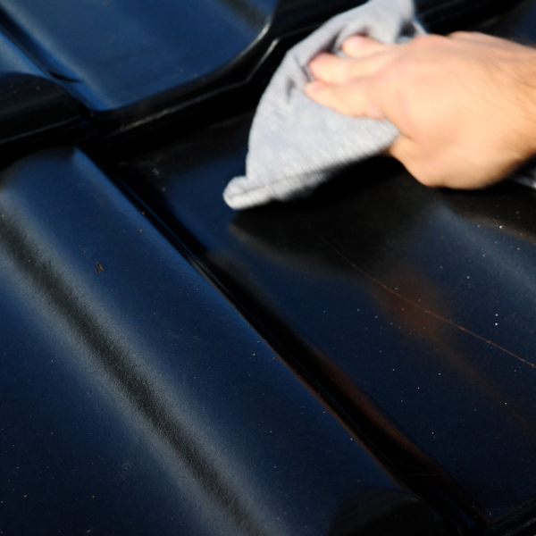 bostik diy poland naprawa peknietej dachowki krok 1