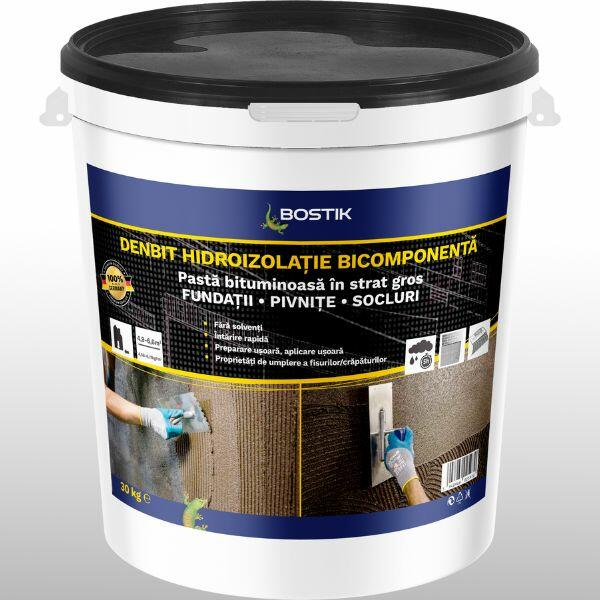 Bostik DIY Moldova Romania DenBit Hidroizolatie Bituminoasa Block 2k packshot