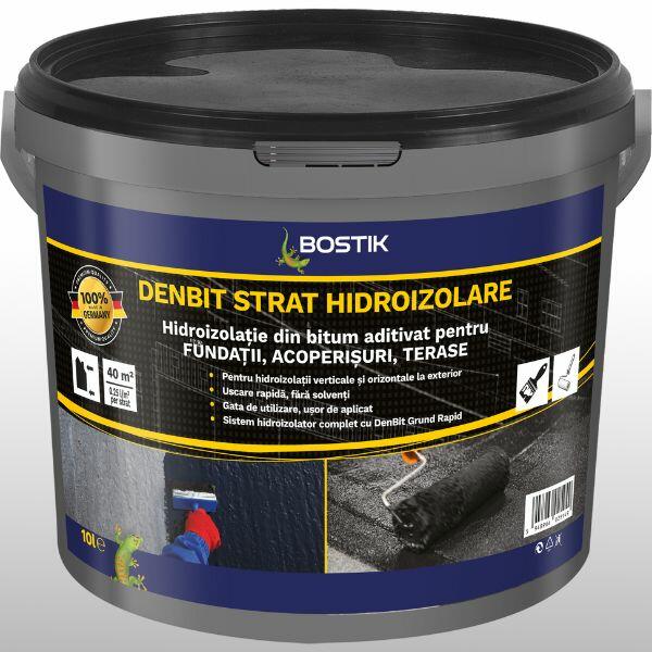 Bostik DIY Moldova Romania DenBit Strat Hidroizolare 10l packshot