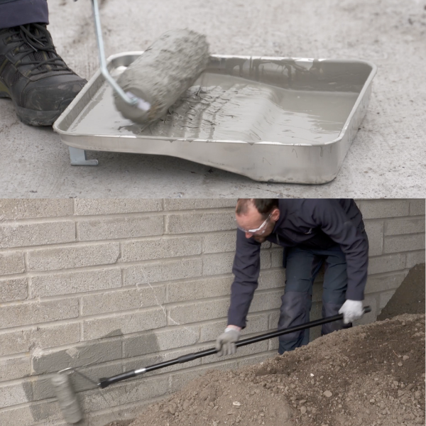 Bostik DIY Moldova Romania Waterstop hidroizolarea peretilor exteriori ai subsolului Step 2 600x600