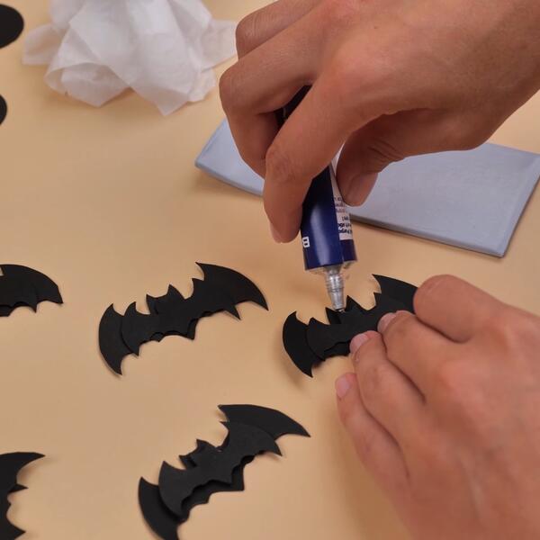 Bostik DIY United Kingdom tutorial halloween garland step 5