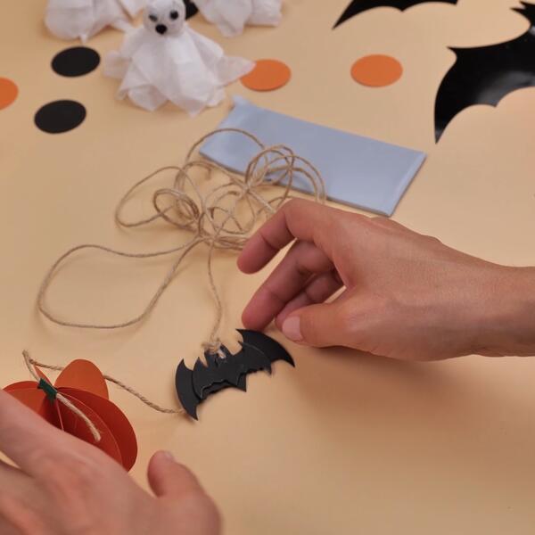 Bostik DIY United Kingdom tutorial halloween garland step 6