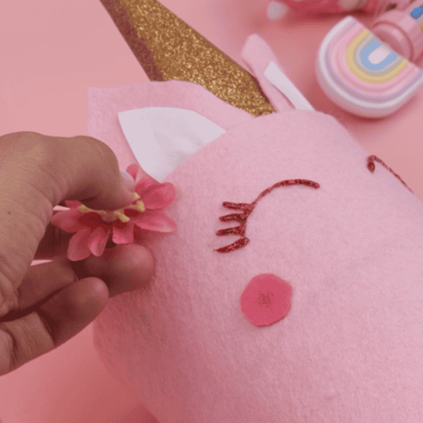 Bostik DIY United Kingdom tutorial unicorn pen holder step 6