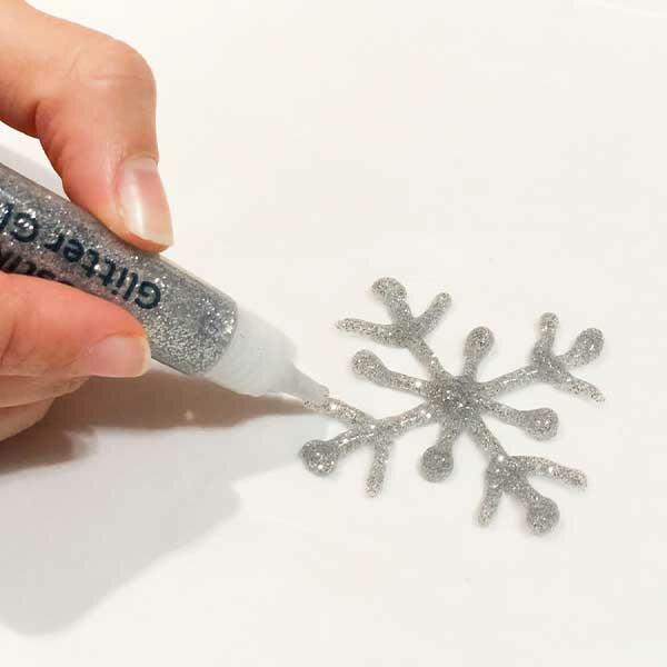 Greece Glitter Glue application 2