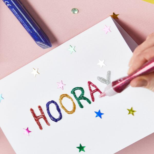 Greece Glitter Glue application 3