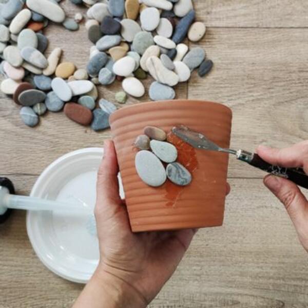 Greece tutorial Flower Pots step 16