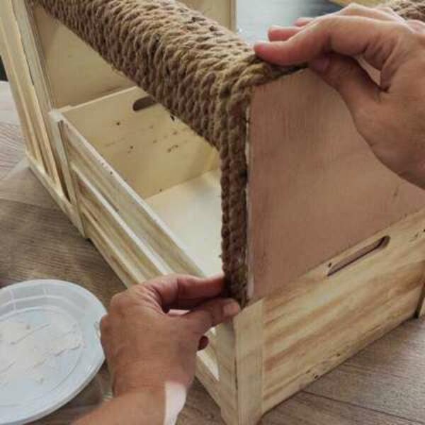 Greece tutorial cat bed step 9