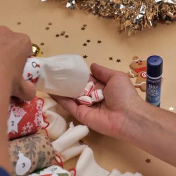 Greece tutorial handmade festive calendar step 5