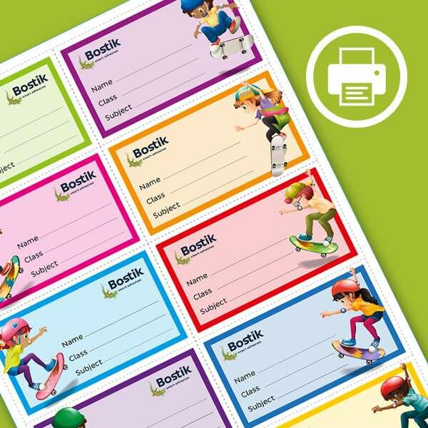 South Africa Book Labels step 1