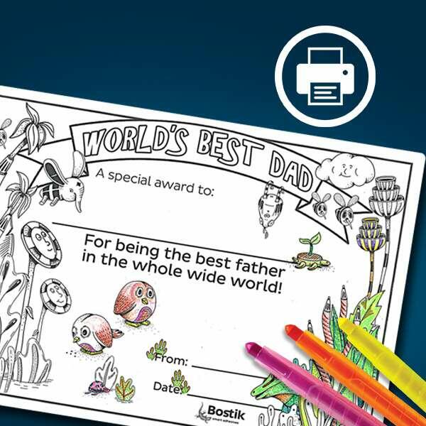 South Africa Tutorial Best Dad Award step 1