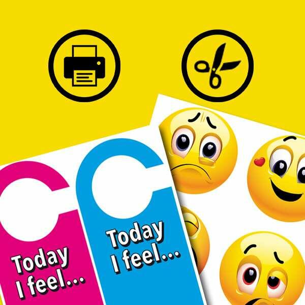 South Africa Tutorial Emoji Door Hangers step 1