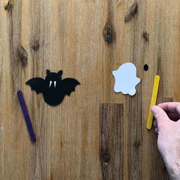 South Africa Tutorial Halloween Stick Monsters Step 1