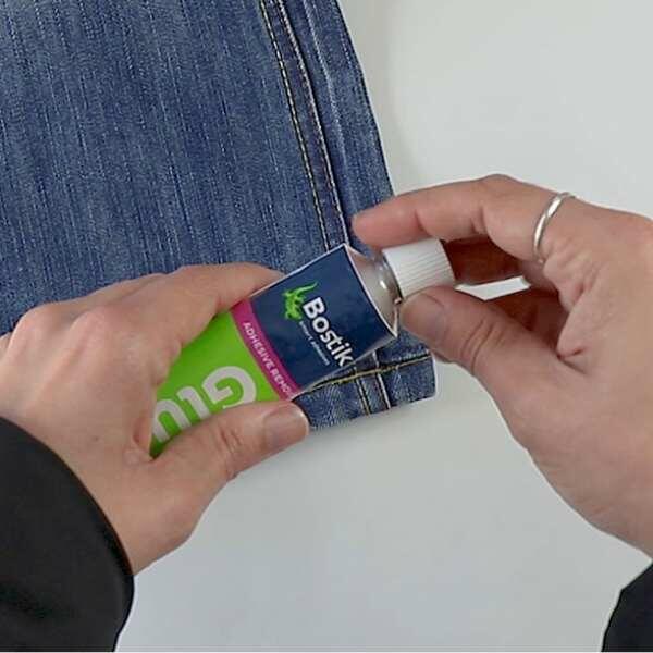 South Africa Tutorial How to remove chewing gum from jeans step 1