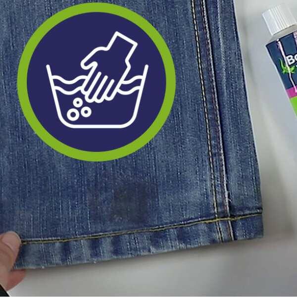 South Africa Tutorial How to remove chewing gum from jeans step 5