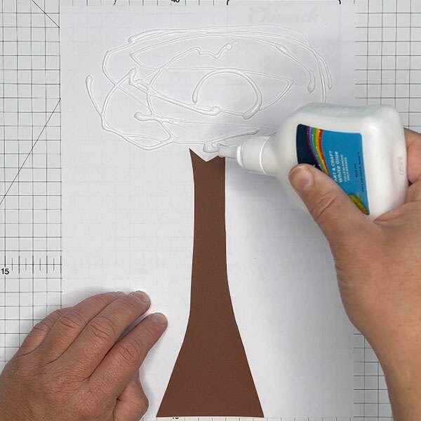 South Africa Tutorial Leaves Craft Step 2