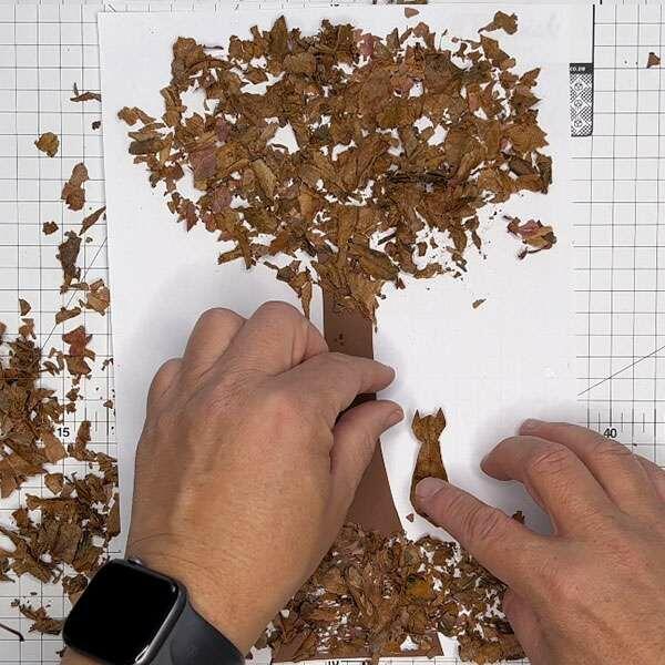 South Africa Tutorial Leaves Craft Step 4