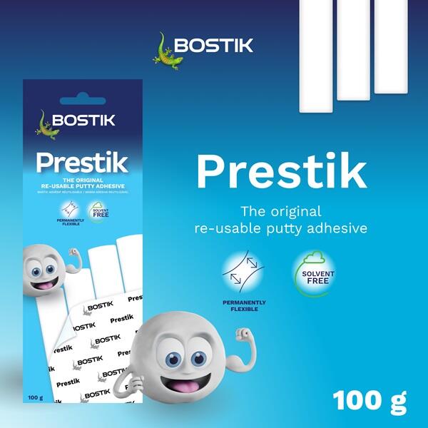 Bostik DIY South Africa Prestik 100g product teaser hero