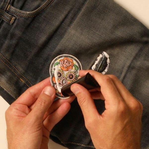 Thai Repair Fabric Glue application 1