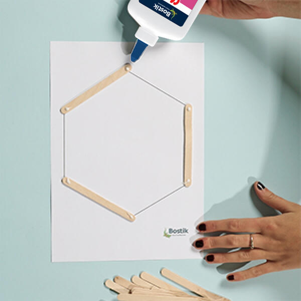 Thai tutorials hexagon shelf project step 1