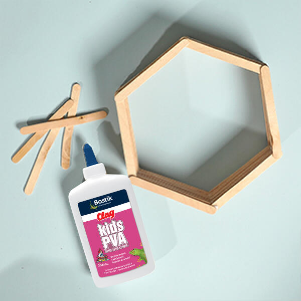 Thai tutorials hexagon shelf project step 2