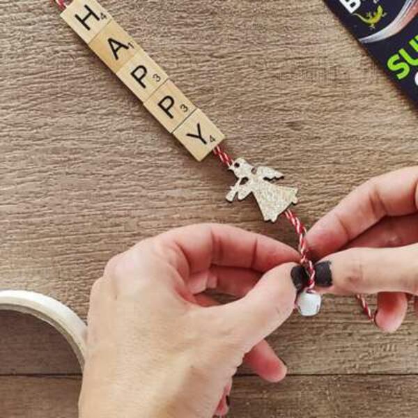 Greece tutorial wooden letters step 6