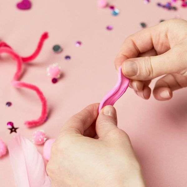 UK blu tack pink craft 2