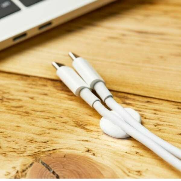 UK blu tack white cables