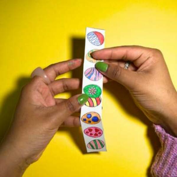 UK ideas create paper Easter basket step 5