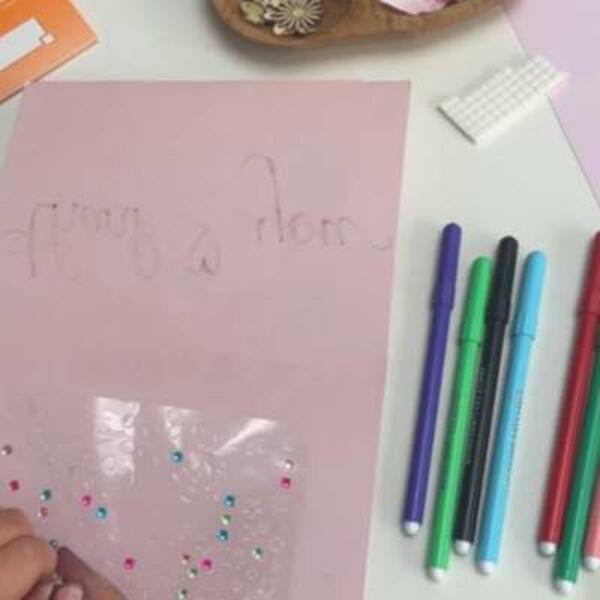 UK ideas inspiration diy 3d card using foam pads step 5