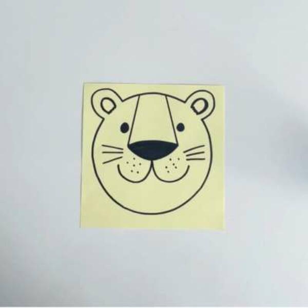 UK ideas inspiration easy lion craft activity 1