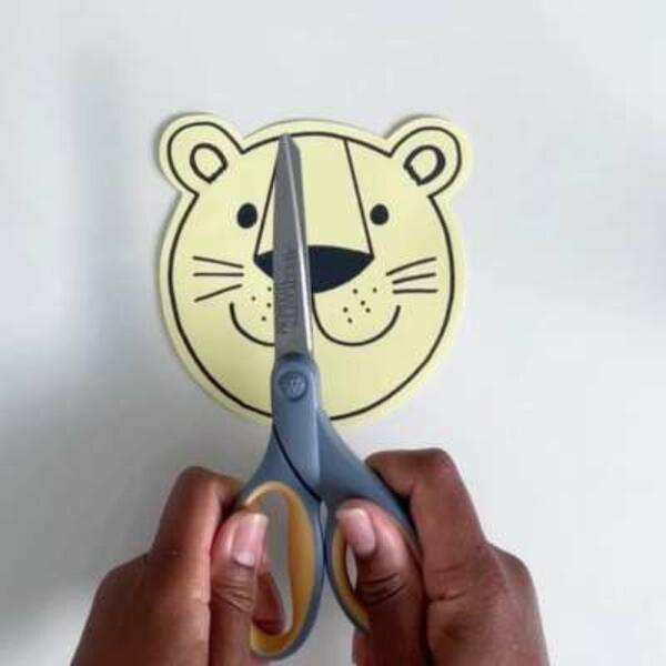 UK ideas inspiration easy lion craft activity 2