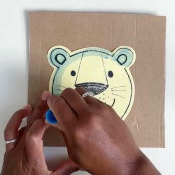 UK ideas inspiration easy lion craft activity 3