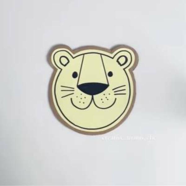 UK ideas inspiration easy lion craft activity 4