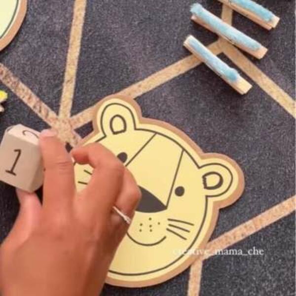 UK ideas inspiration easy lion craft activity 9