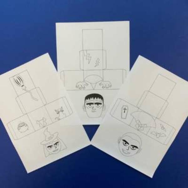 UK ideas inspiration halloween monsters craft 1