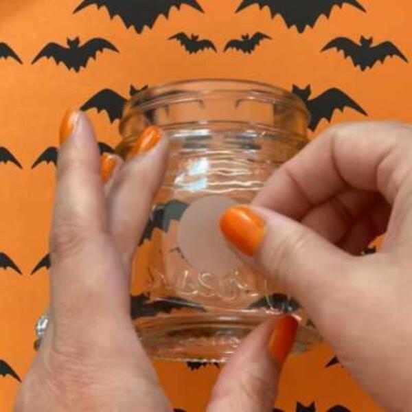 UK ideas inspiration spooky jam jars craft step 1
