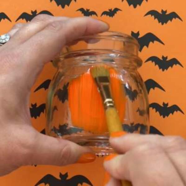 UK ideas inspiration spooky jam jars craft step 2