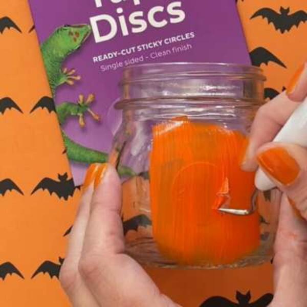 UK ideas inspiration spooky jam jars craft step 3