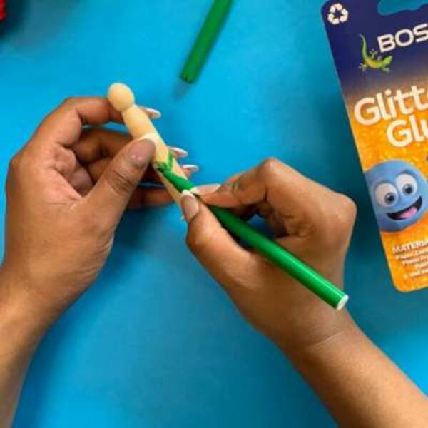 UK ideas mermaid clothes peg craft step 2