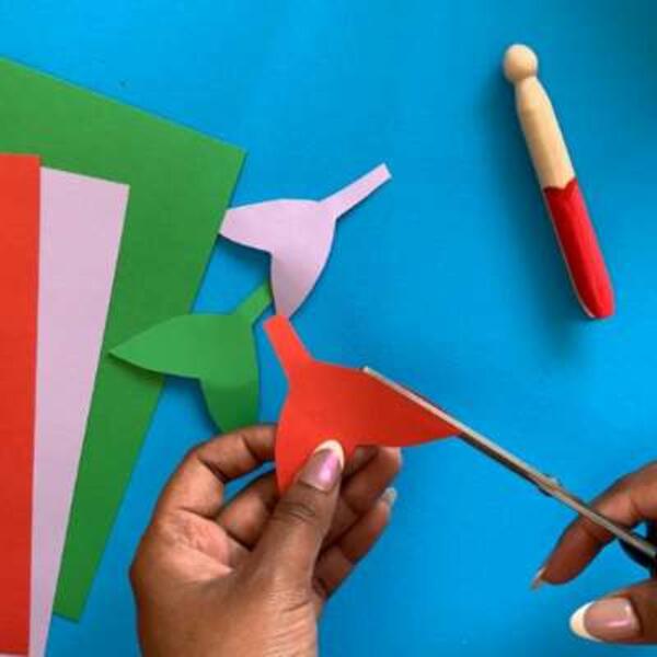 UK ideas mermaid clothes peg craft step 3