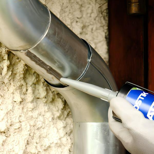 France tutorial repairing leaks cracked welds gutter ends Step 3