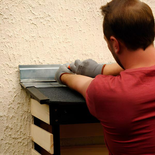France tutorial waterproofing space roof wall Step 3