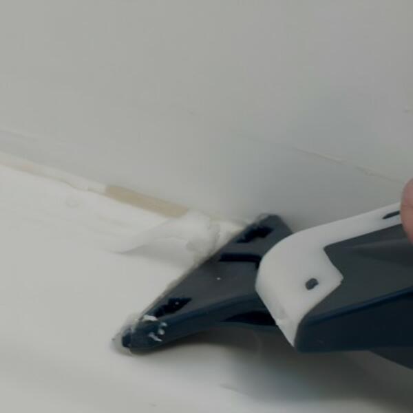 Germany tutorial How to remove an old sealant step 3