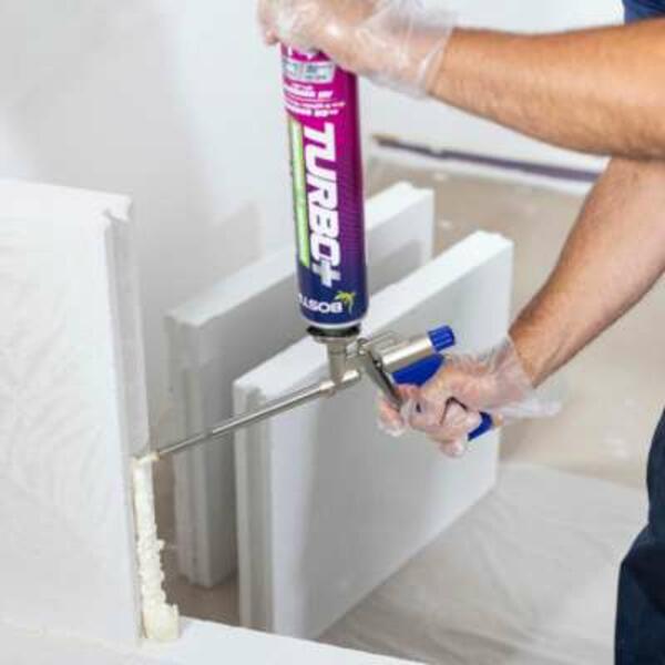 Poland Install interior wall using aerated concrete Step 3