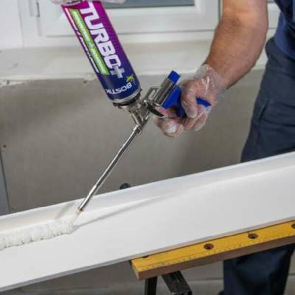 Poland Installing indoor outdoor window sills polyurethane Step 2
