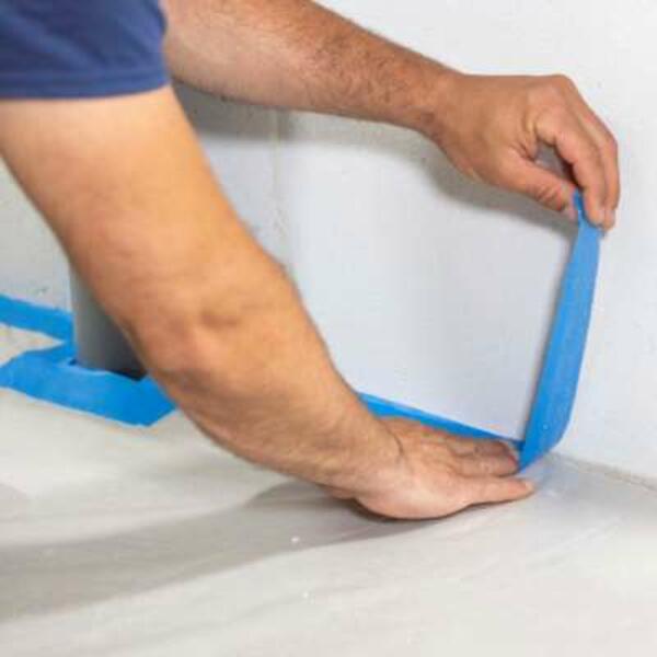 Poland Tutorial Filling gaps around pipe block 2