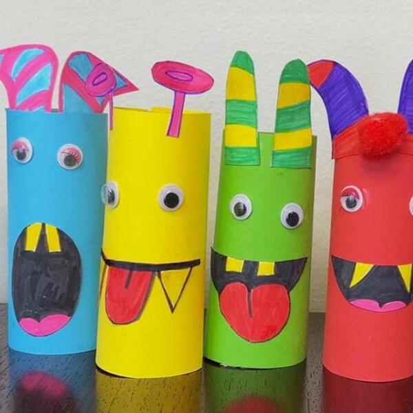 South Africa Tutorial How to Make Halloween Monsters Craft step 6